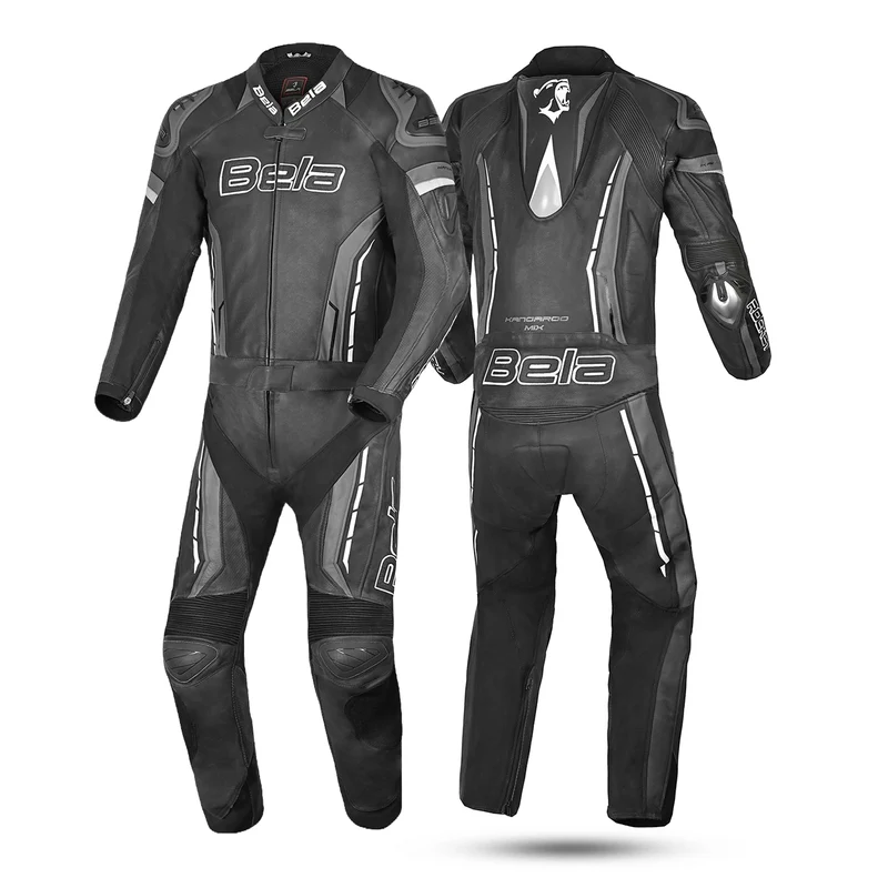 BELA ROCKET MIX KANGROO 2 PC MONO DE MOTO HOMBRE NEGRO ANTRACITA