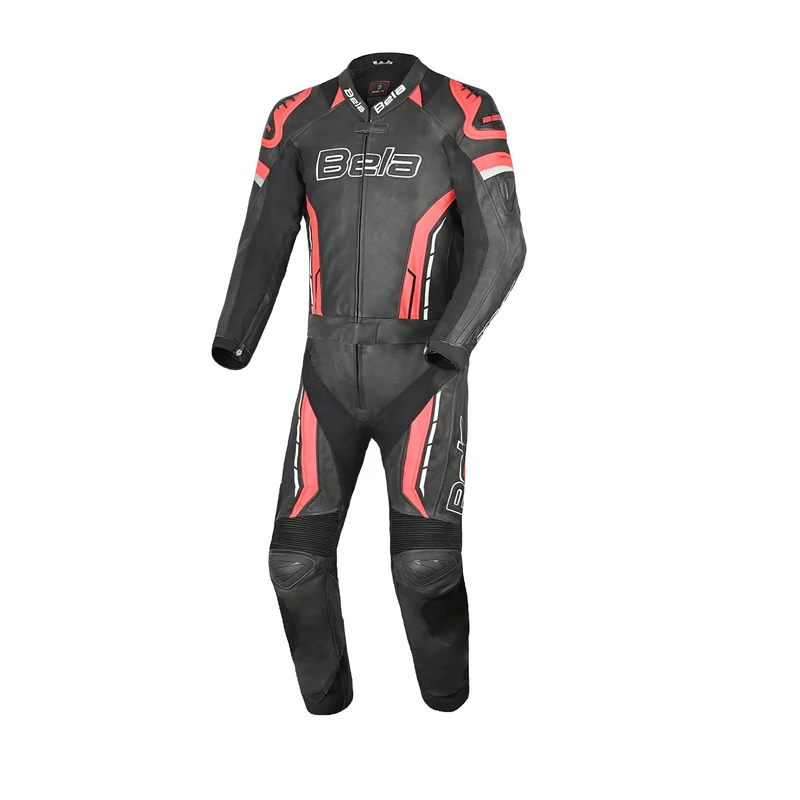 BELA ROCKET MIX KANGROO 2 PC MONO DE MOTO HOMBRE NEGRO ROJO ANTRACITA