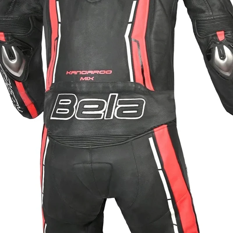 BELA ROCKET MIX KANGROO 2 PC MONO DE MOTO HOMBRE NEGRO ROJO ANTRACITA