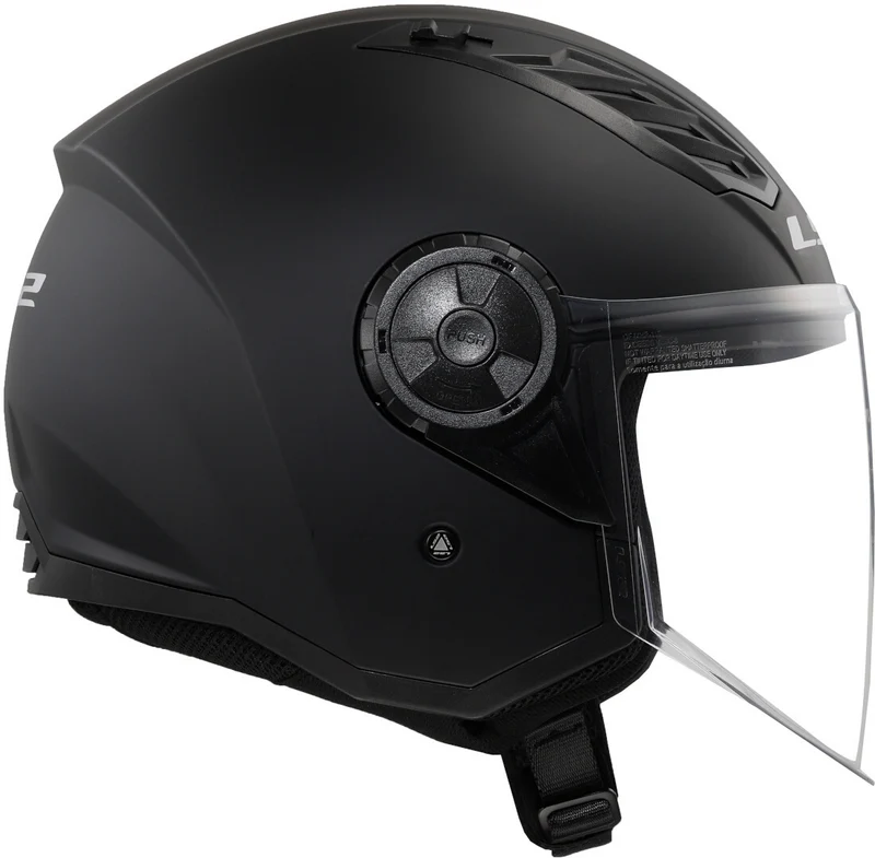LS2 OF616 AIRFLOW II SOLID MATT BLACK-06