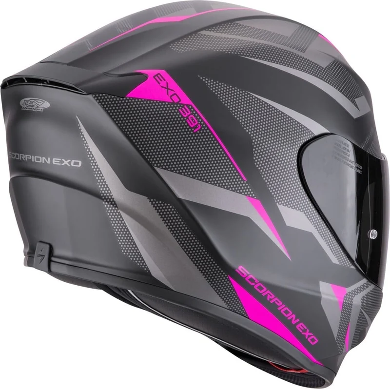 SCORPION CASCOS INTEGRALES EXO-391 AAXO NEGRO MATE ROSA