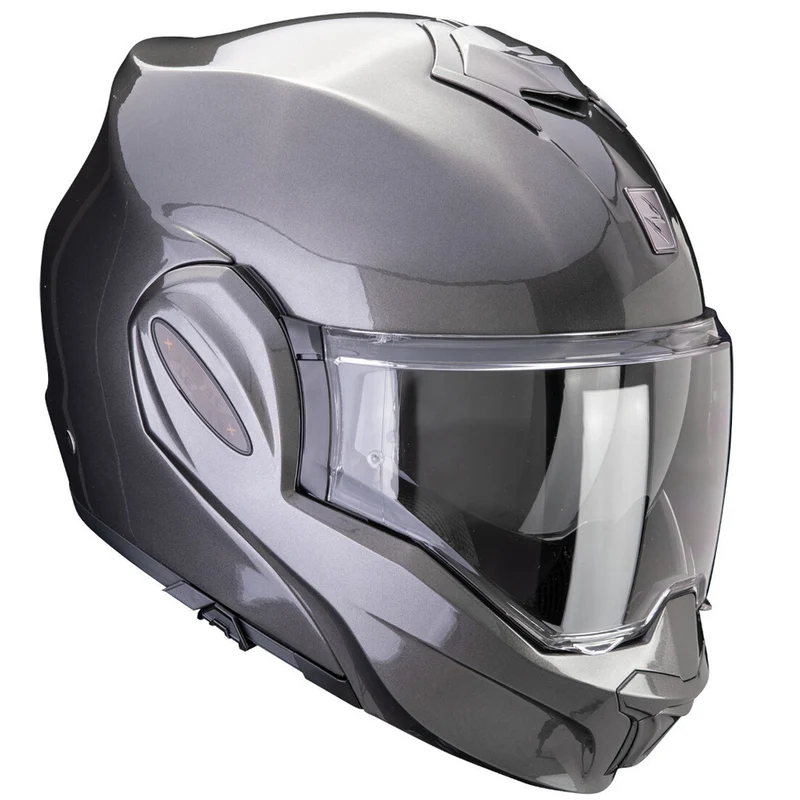 SCORPION Exo-Tech Evo Pro Solid Casco Modular Gris metal