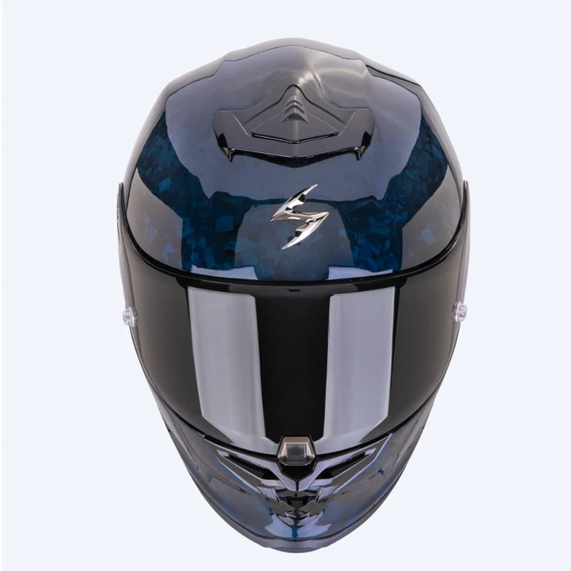 SCORPION - EXO R1 EVO CARBON AIR ONYX INTEGRAL CASCO Azul