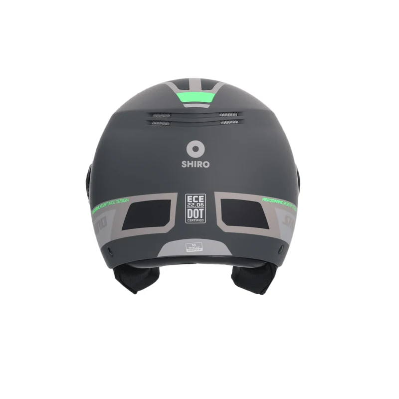 SHIRO CASCO KIOTO KALOS GRIS MATE