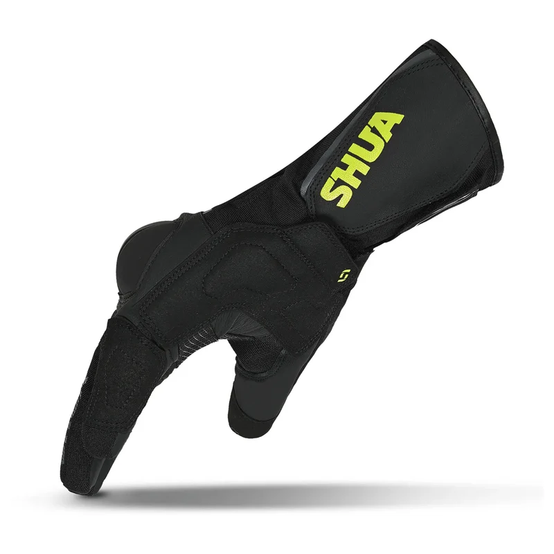 SHUA THERMAL THAW GUANTES DE MOTO NEGRO AMARILLO FLOU