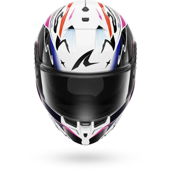SHARK SKWAL CUP SPEED-FANCY Blanco Negro Naranja Casco De Moto