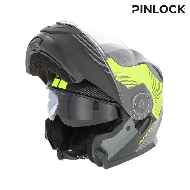 ACERBIS CASCO SEREL 22.06 NEGRO AMARILLO FLOU