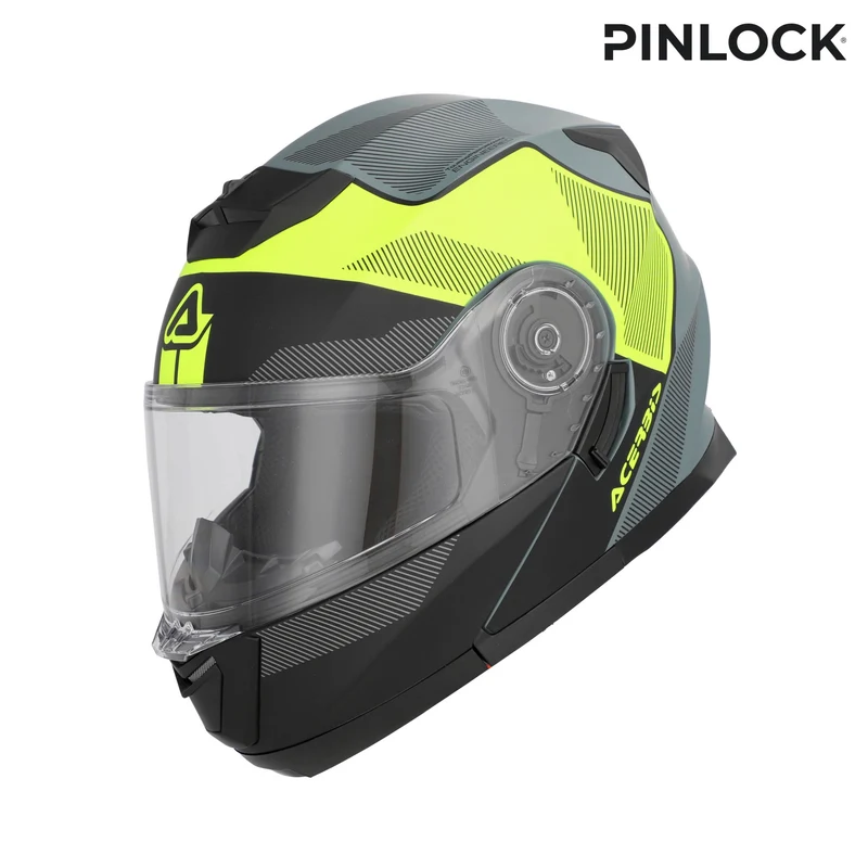 ACERBIS CASCO SEREL 22.06 NEGRO AMARILLO FLOU