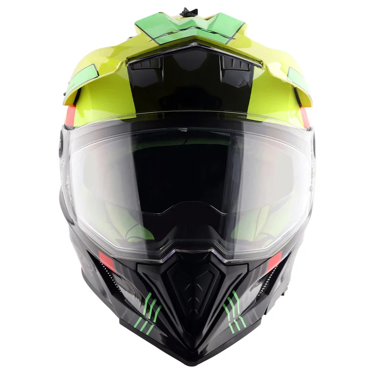 AXOR X-CROSS D/V GAMBLING CASCO DE MOTO AMARILLO FLOUR
