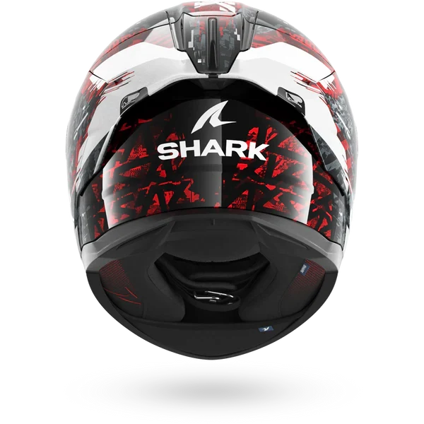 SHARK SKWAL CUP SPEED-VIB NEGRO Rojo Plata Casco De Moto