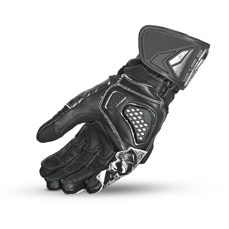 BELA ARMOUR PRO GUANTES DE MOTO NEGRO BLANCO