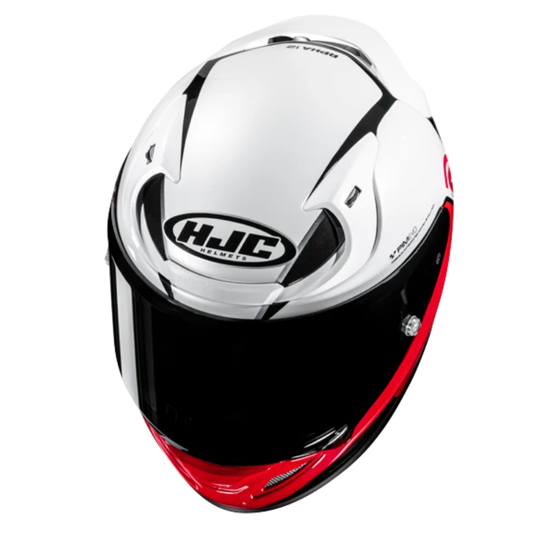 HJC RPHA 12 KOS MC1 CASCO DE MOTO BLANCO ROJO NEGRO