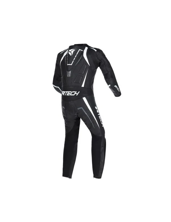 R-TECH DEFENDER GP 1 PC MONO DE MOTO NEGRO BLANCO
