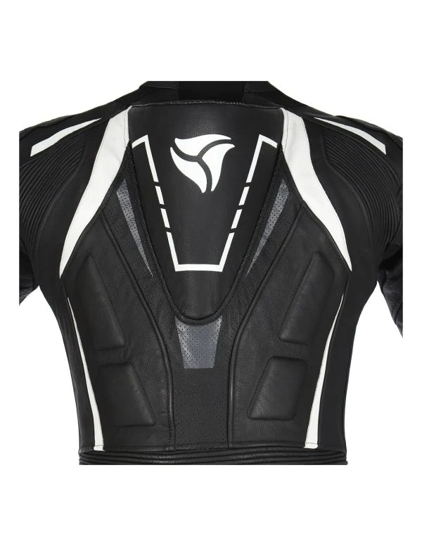 R-TECH DEFENDER GP 1 PC MONO DE MOTO NEGRO BLANCO