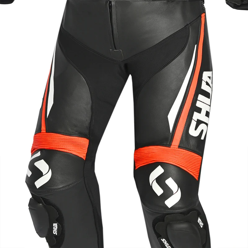 SHUA INFINITY 2PC MONO DE MOTO HOMBRE NEGRO NARANJA