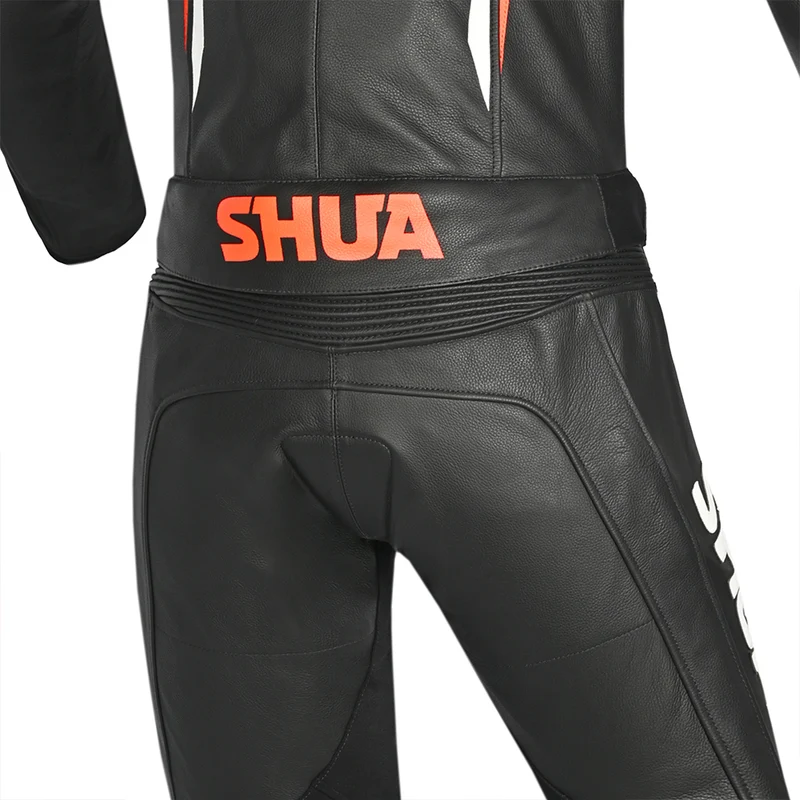 SHUA INFINITY 2PC MONO DE MOTO HOMBRE NEGRO NARANJA