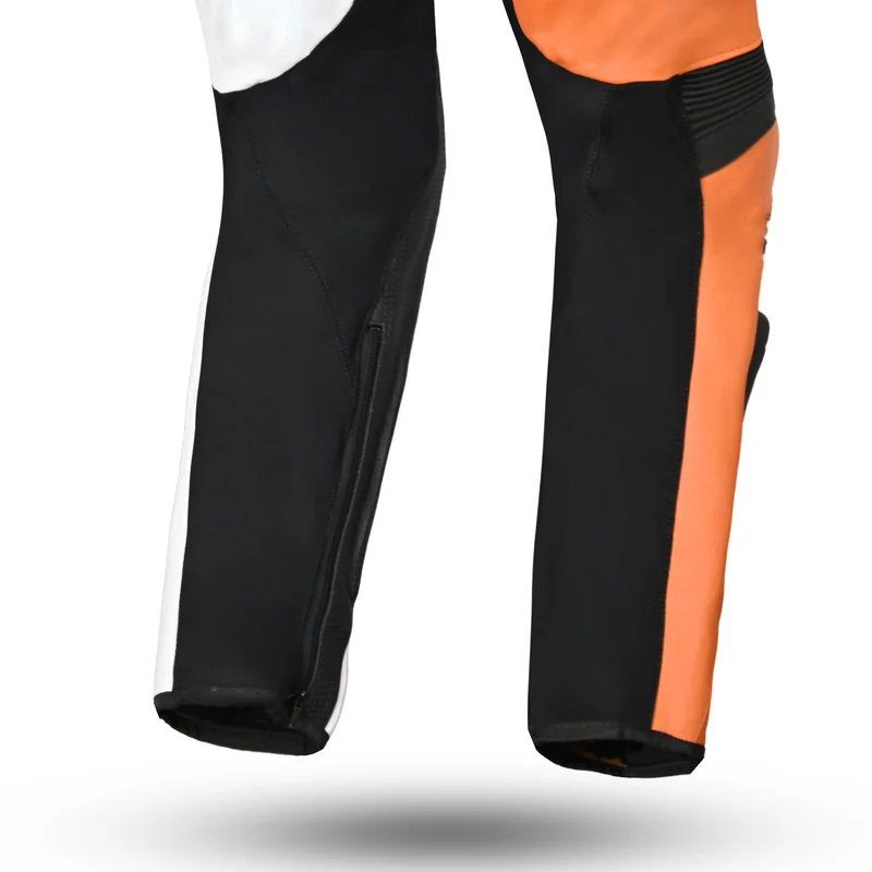 R-TECH HAWK 1 PC MONO DE MOTO NEGRO BLANCO NARANJA