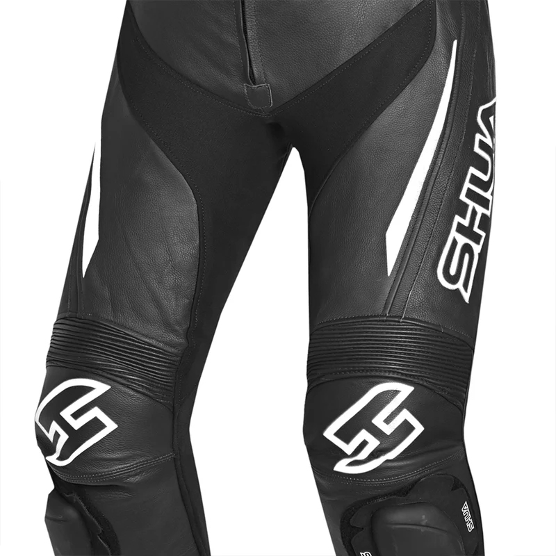 SHUA INFINITY 2 PC MONO DE MOTO HOMBRE NEGRO BLANCO