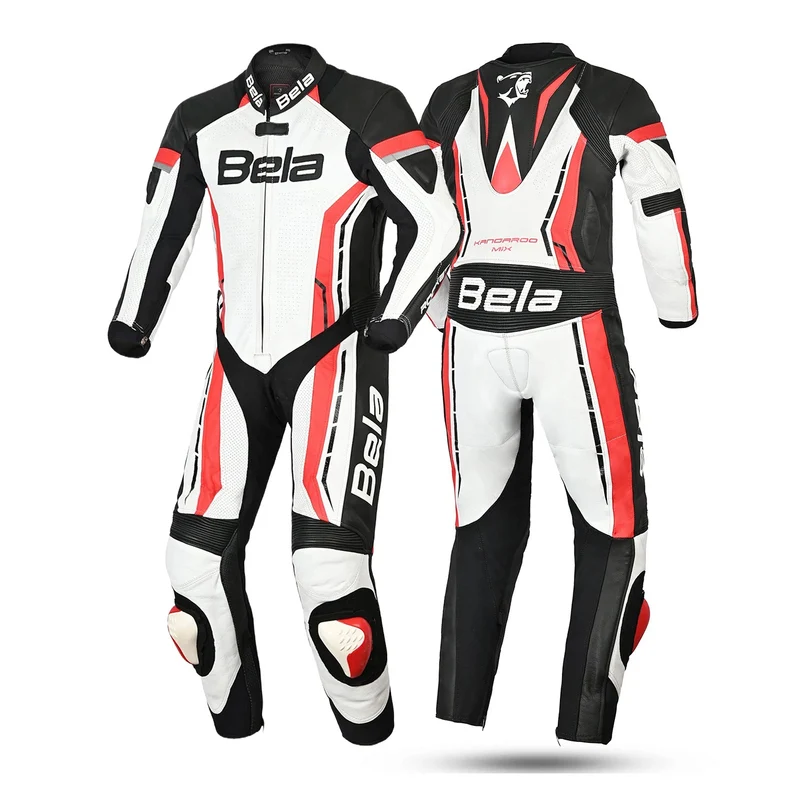 BELA ROCKET MIX KANGAROO 1 PC MONO DE MOTO NINOS BLANCO ROJO