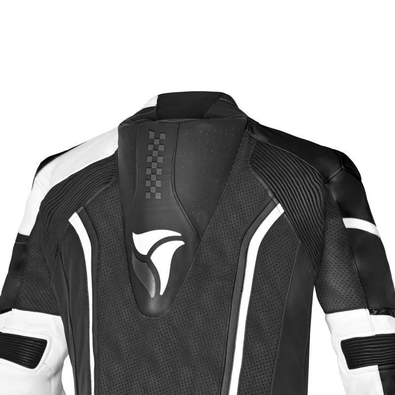 R-TECH HAWK 1 PC MONO DE MOTO NEGRO BLANCO