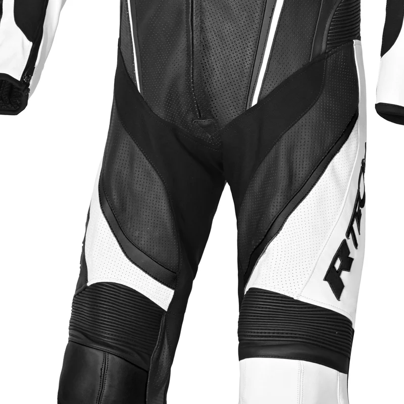 R-TECH HAWK 1 PC MONO DE MOTO NEGRO BLANCO