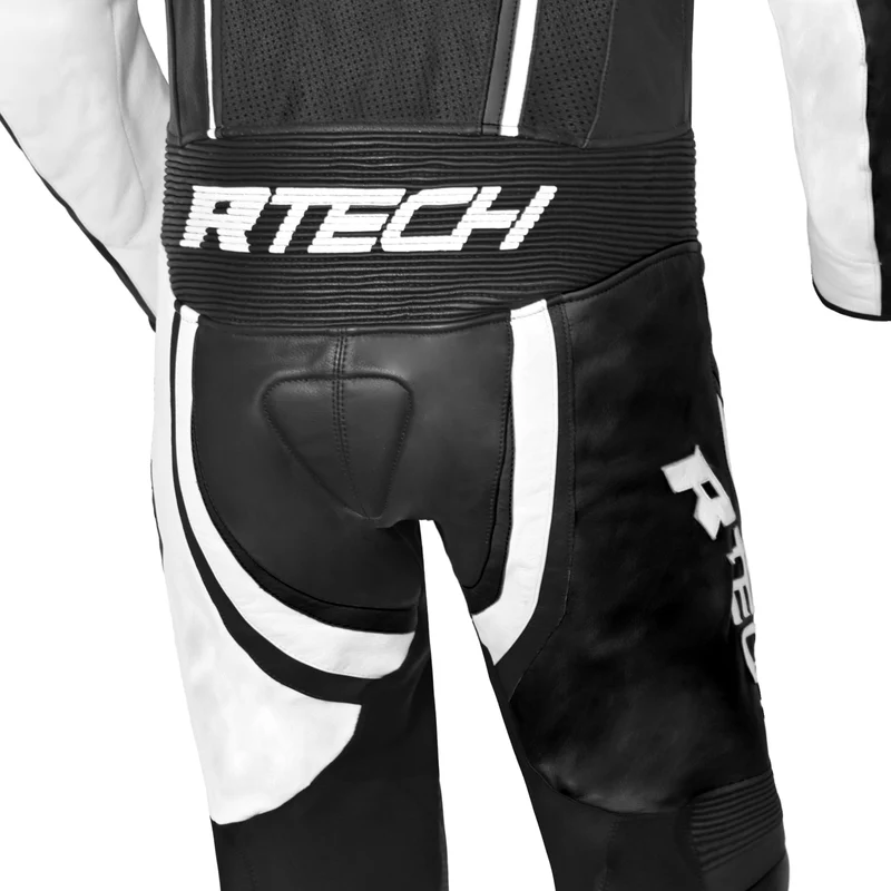 R-TECH HAWK 1 PC MONO DE MOTO NEGRO BLANCO