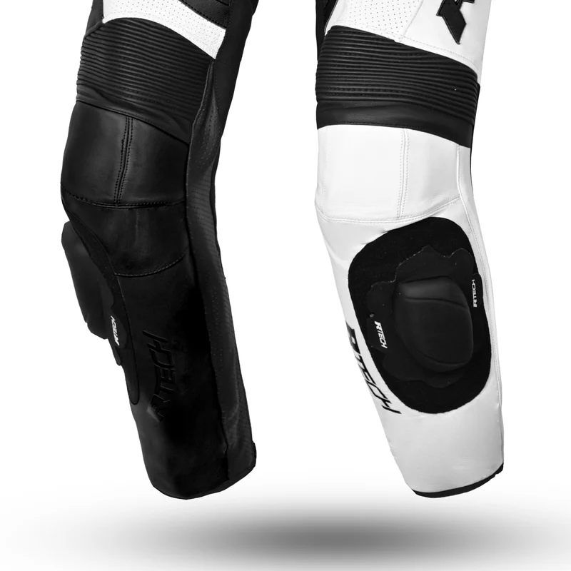 R-TECH HAWK 1 PC MONO DE MOTO NEGRO BLANCO