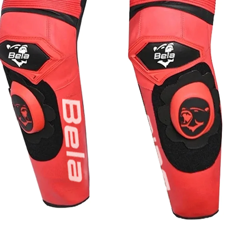 BELA X RACE 1 PC MONO DE MOTO NEGRO BLANCO ROJO