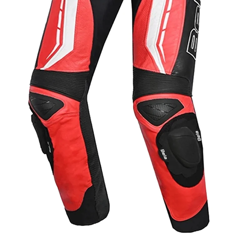 BELA ROCKET MIX KANGAROO 2 PC MONO DE MOTO MUJER ROJO NEGRO BLANCO