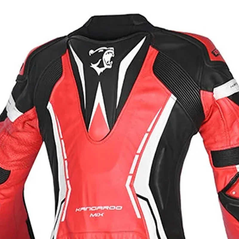 BELA ROCKET MIX KANGAROO 2 PC MONO DE MOTO MUJER ROJO NEGRO BLANCO