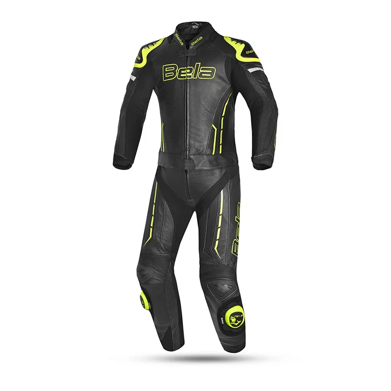 BELA ROCKET MIX KANGAROO 2 PC MONO DE MOTO HOMBRE NEGRO AMARILLO FLOUR