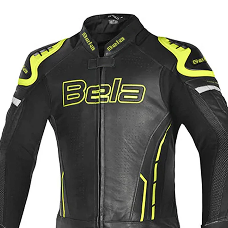 BELA ROCKET MIX KANGAROO 2 PC MONO DE MOTO HOMBRE NEGRO AMARILLO FLOUR