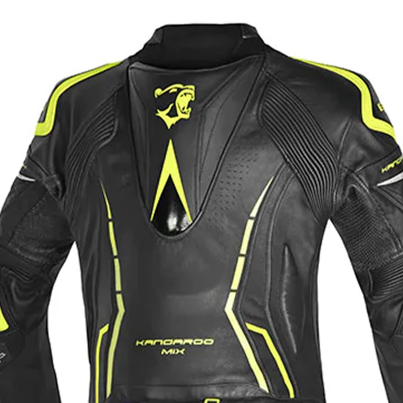 BELA ROCKET MIX KANGAROO 2 PC MONO DE MOTO HOMBRE NEGRO AMARILLO FLOUR