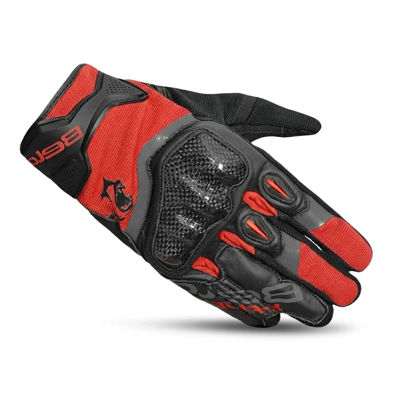 BELA DARING GUNATE DE MOTO HOMBRE ROJO NEGRO
