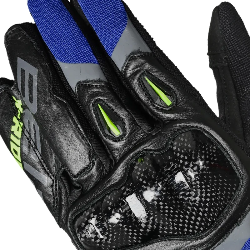 BELA DARING GUANTES DE MOTO DE TEXTIEL HOMBRE AZUL AMARILLO NEGRO