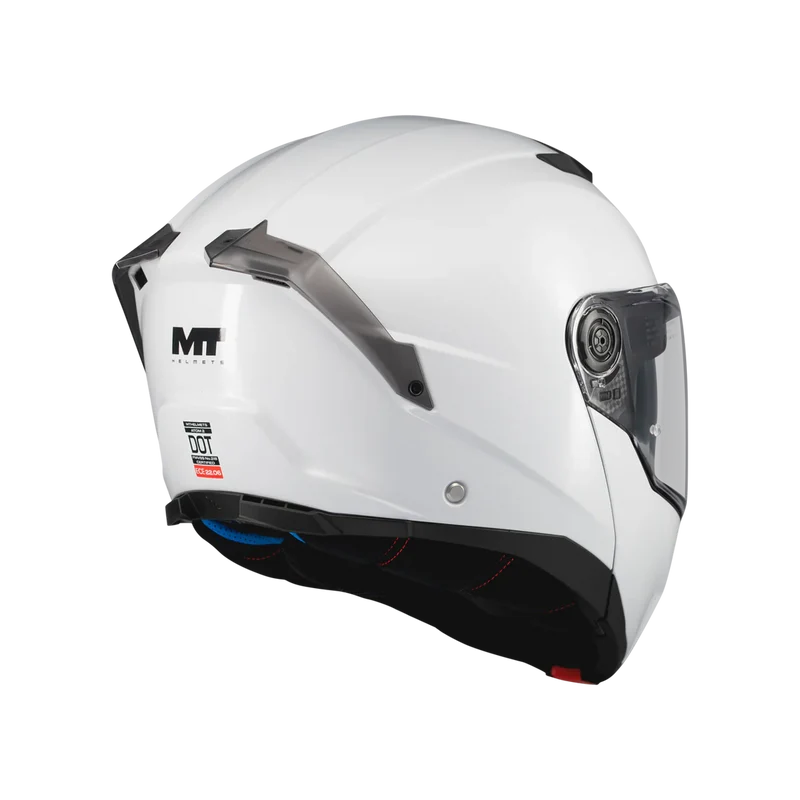MT FU404SV ATOM 2 SV PURE MODULAR CASCO DE MOTO A0 GLOSS BLANCO