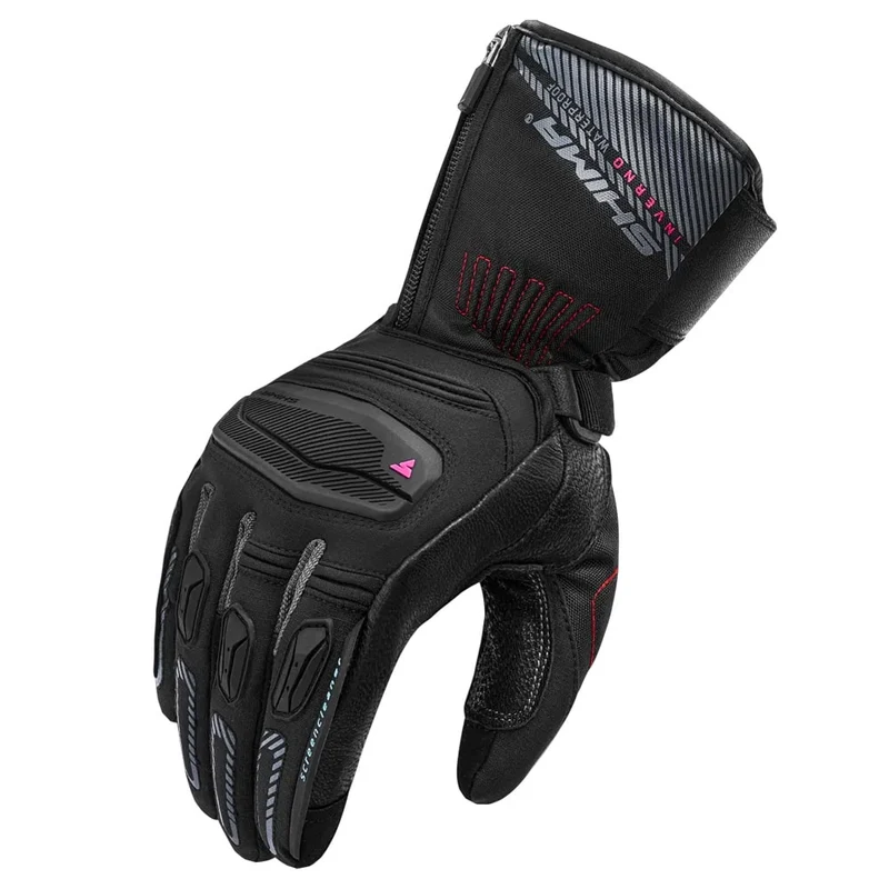 SHIMA INVERNO GUANTES DE MOTO IMPERMEABLES MUJER NEGRO GRIS