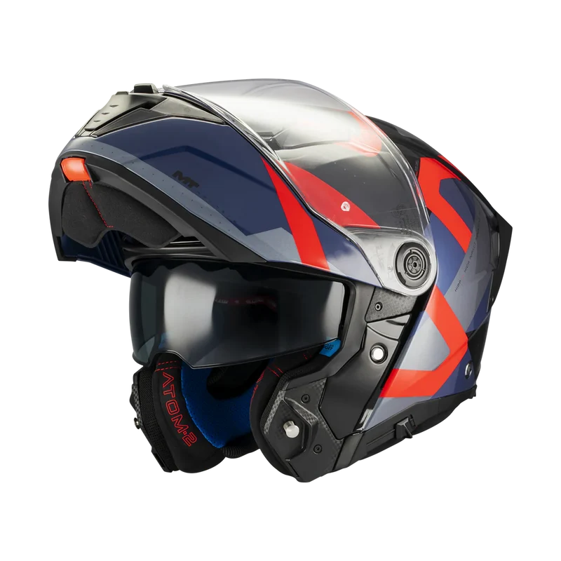 MT FU404SV ATOM 2 SV DEXTER MODULAR CASCO DE MOTO B15 BRILLO