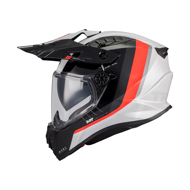MT HS218SV TRACK SV NOMAD CASCO DE MOTO A15 BRILLO