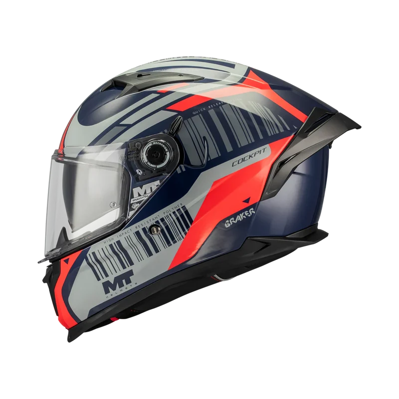 MT FF128SV BRAKER SV COCKPIT CASCO DE MOTO C5 BRILLO