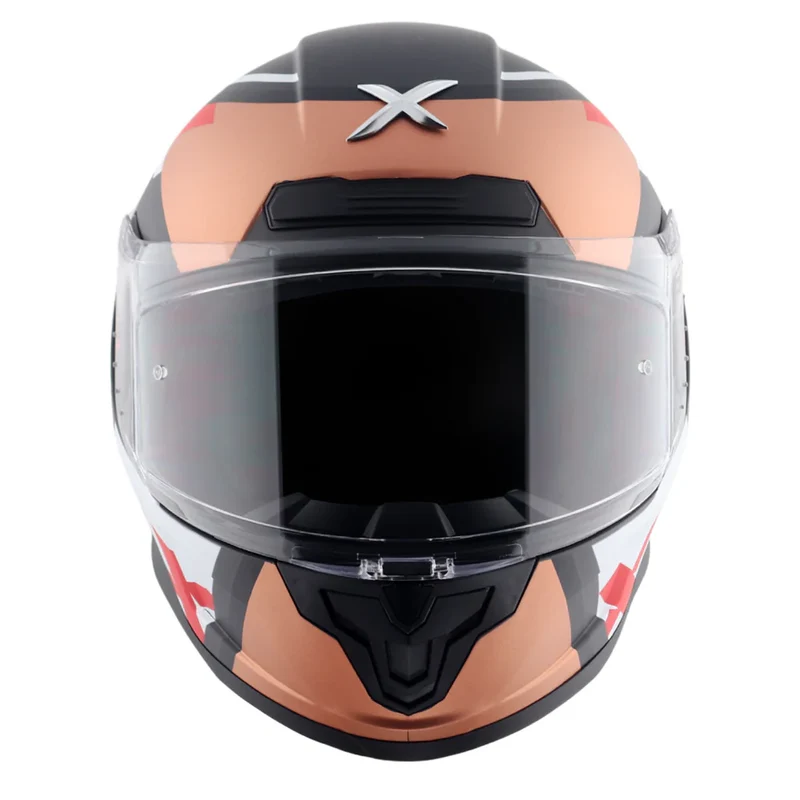 AXOR SABER X SPORTS CASCO NEGRO MATTE NARANJA