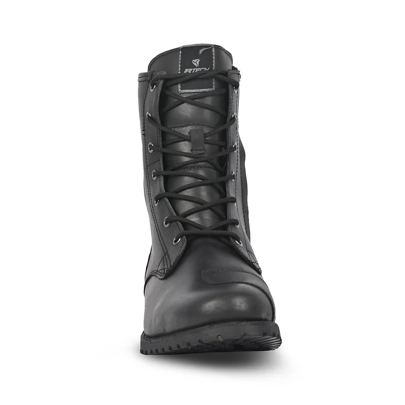 R-TECH ROYAL WP PIEL BOTAS DE MOTO NEGRO