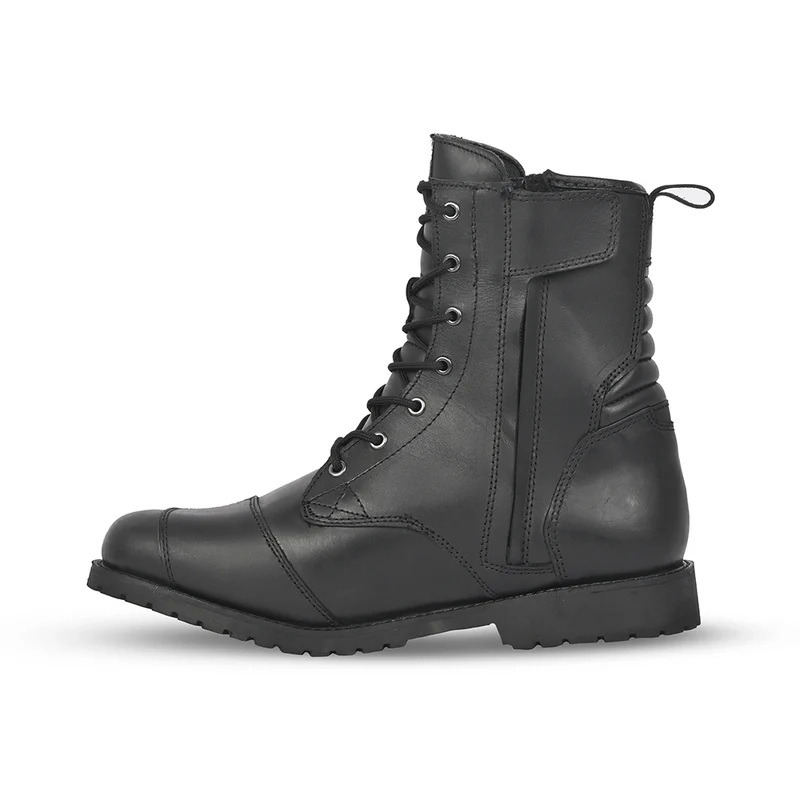 R-TECH ROYAL WP PIEL BOTAS DE MOTO NEGRO