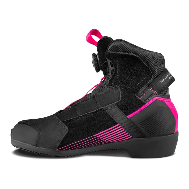 SHIMA EDGE VENTED MUJER BOTAS DE MOTO ROSA