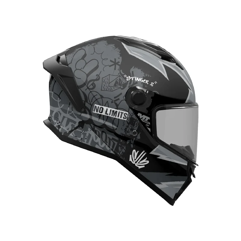 MT FF126 STINGER 2 TAGGER INTEGRALES CASCO DE MOTO B2 MATE