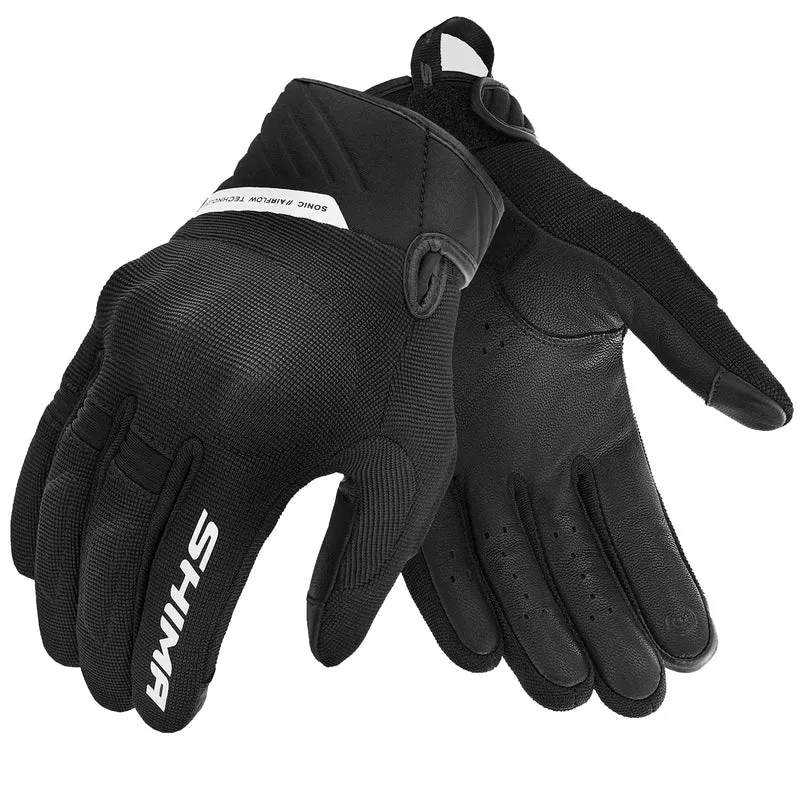 SHIMA SONIC GUANTES DE MOTO HOMBRE NEGRO BLANCO