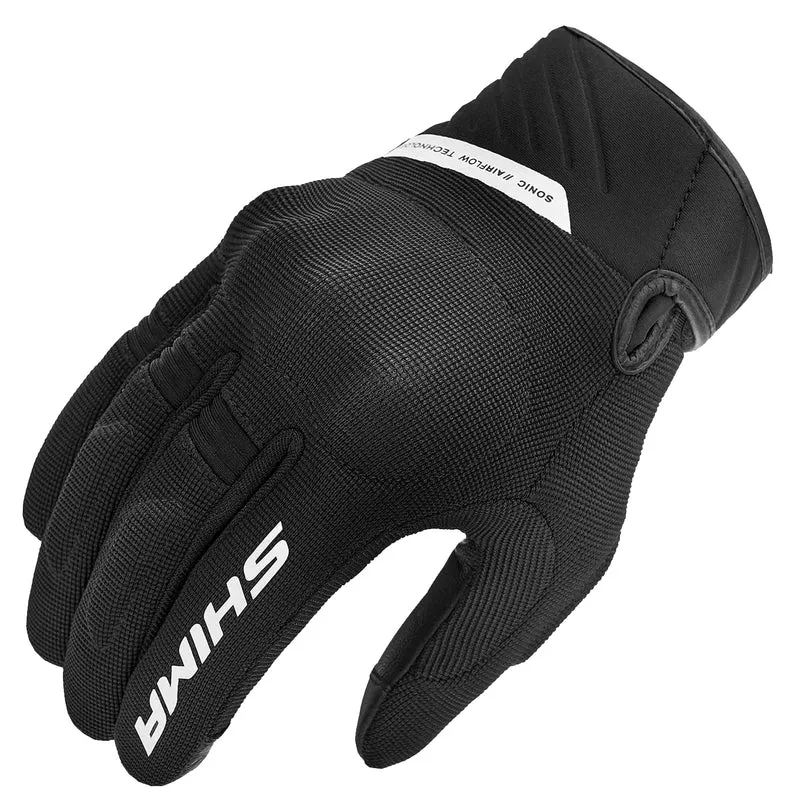 SHIMA SONIC GUANTES DE MOTO HOMBRE NEGRO BLANCO