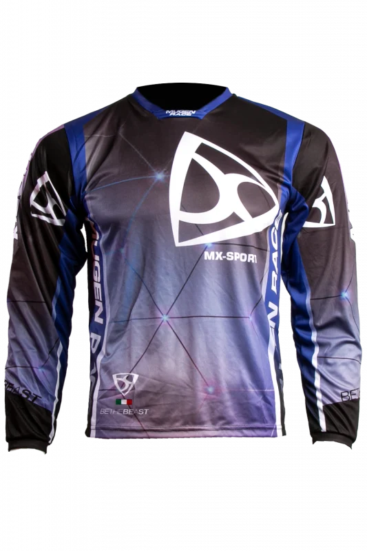 MUGENRACE CR-MNR-2491 TENTO CRUZ JERSEY NEGRO AZUL