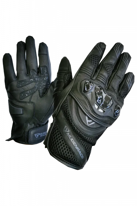 MUGENRACE ROCKY SHORT Urbanos Moto Guantes Negros