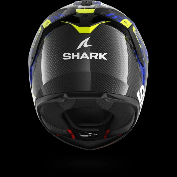 SHARK SPARTAN GT PRO CARBON SPEED-VIB Carbon Anthra Azul Casco De Moto